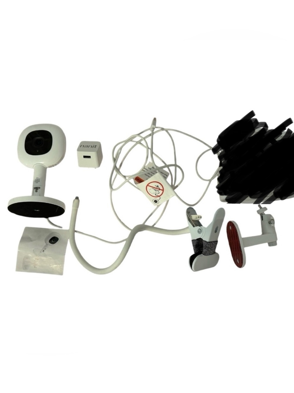 Nanit White Baby Monitor Camera with Accessories